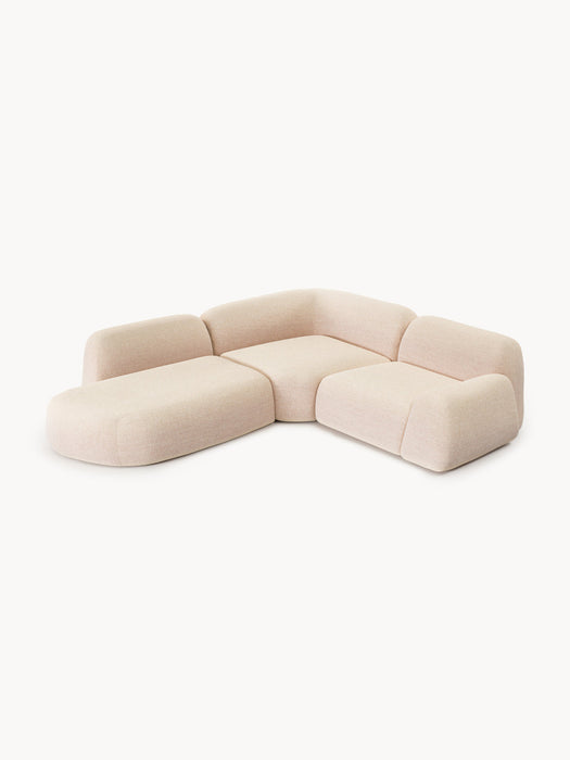 Wolke Modular BouclÃ© Corner Sofa (4-seater)