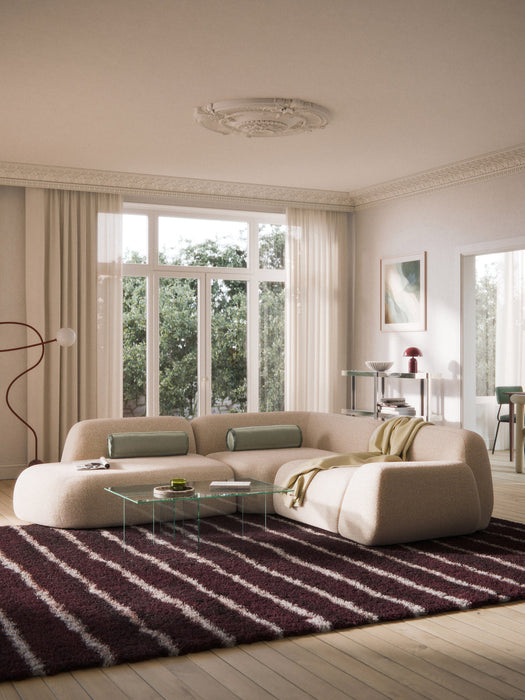 Wolke Modular BouclÃ© Corner Sofa (4-seater)