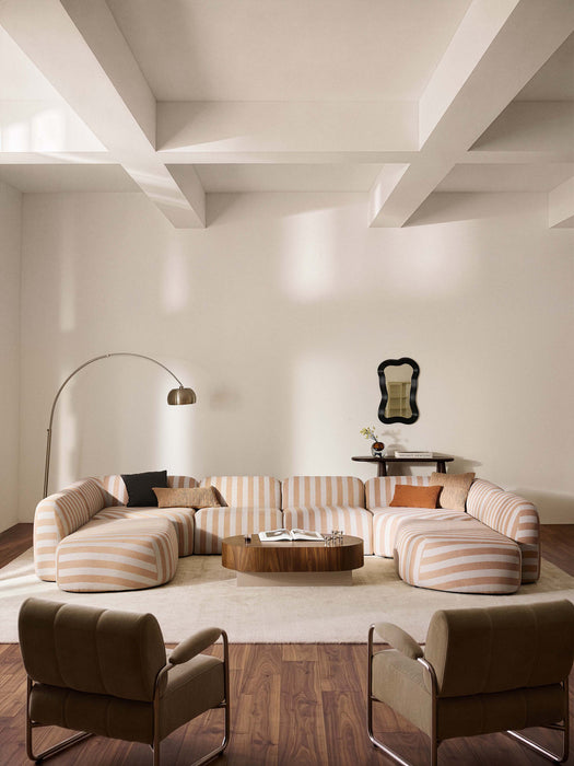 Wolke XL Modular Striped Sofa
