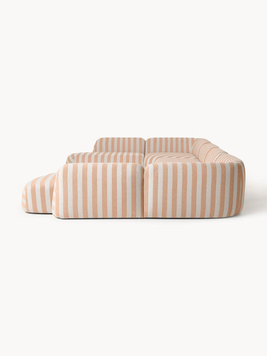 Wolke XL Modular Striped Sofa