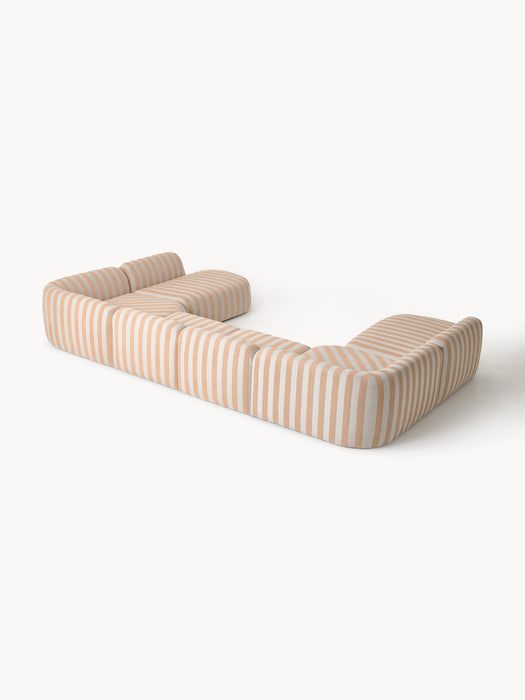 Wolke XL Modular Striped Sofa