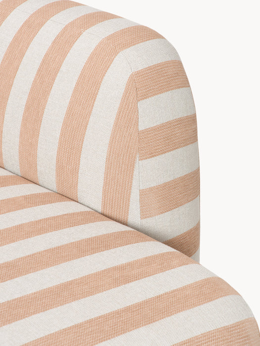 XL Modular Striped Sofa Wolke