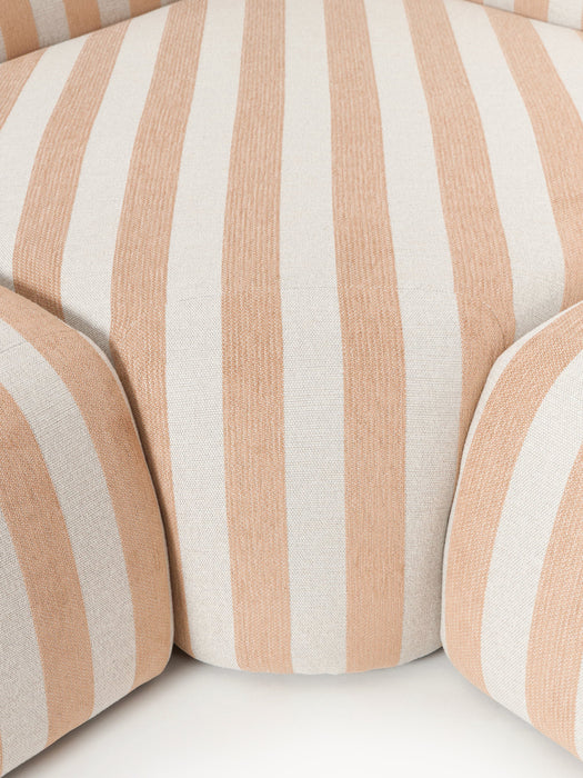 XL Modular Striped Sofa Wolke