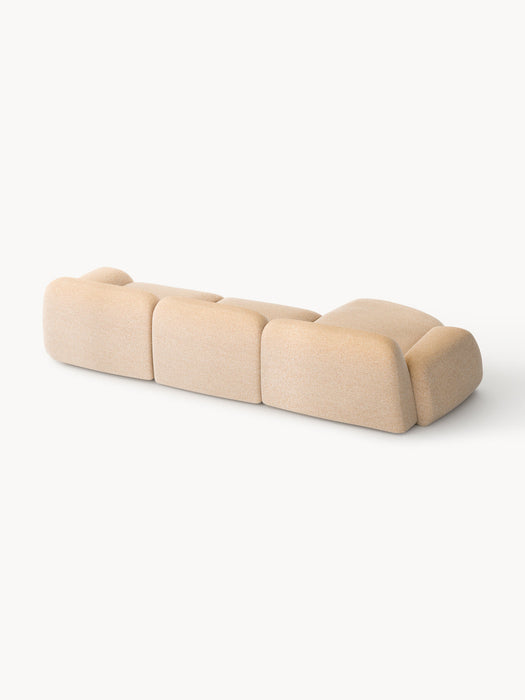 Wolke Modular Bouclé Corner Sofa (4-seater)