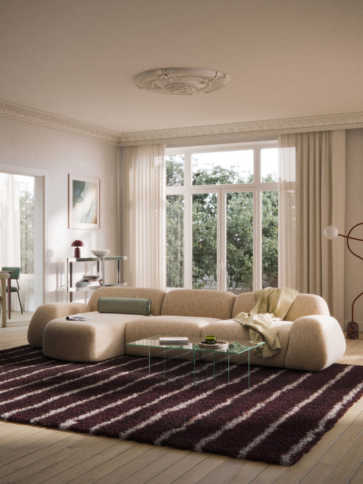 Wolke Modular Bouclé Corner Sofa (4-seater)