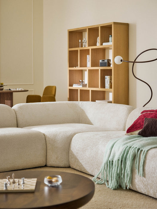 XL Modular Teddy Boucl Sofa Wolke