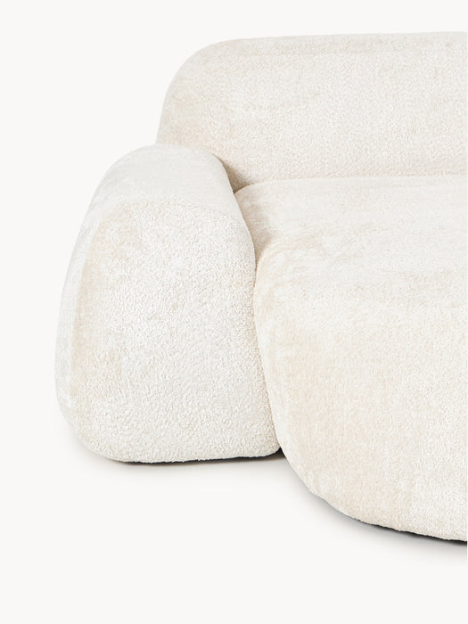 XL Modular Teddy Boucl Sofa Wolke