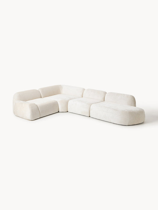 Wolke XL Modular Teddy Bouclé Corner Sofa