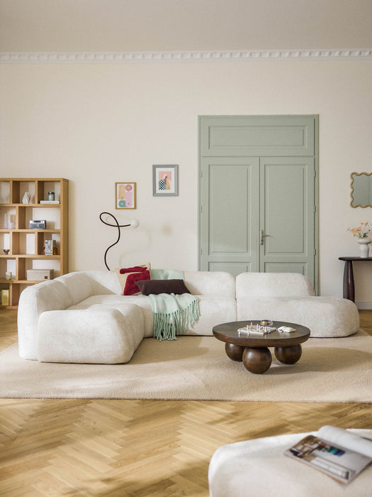 Wolke XL Modular Teddy Bouclé Corner Sofa