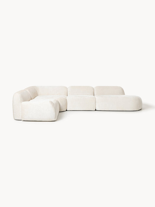 Wolke XL Modular Teddy Bouclé Corner Sofa