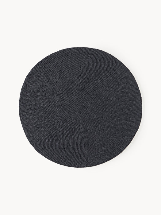 Round Hand-Tufted Wool Rug Eleni
