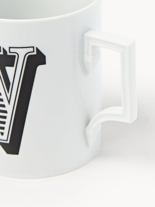 Initials Westwing x MEISSEN, Handmade Mug with Decorative Motif