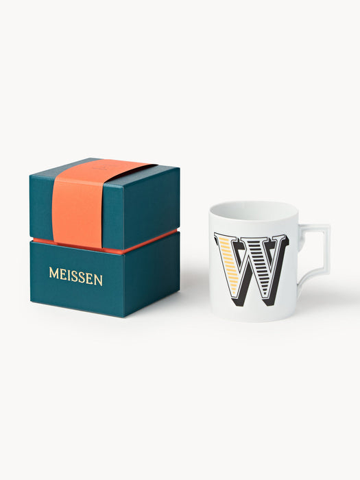 Initials Westwing x MEISSEN, Handmade Mug with Decorative Motif