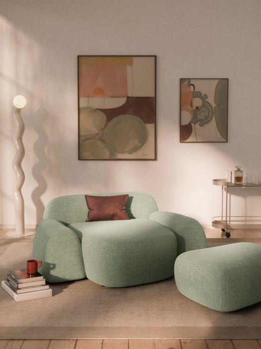 Wolke XL BouclÃ© Lounge Chair