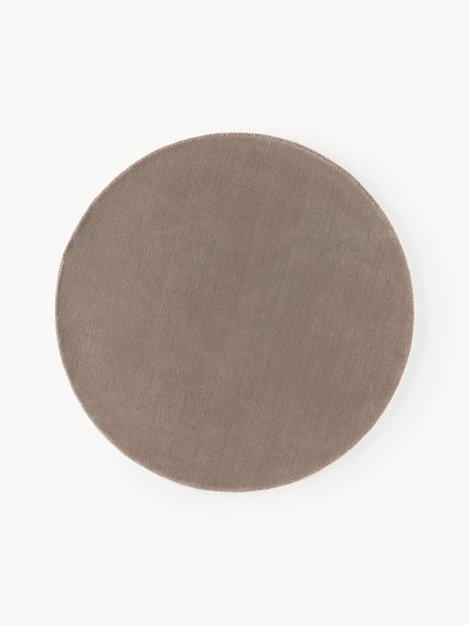 Round Hand-Tufted Wool Rug Zayne