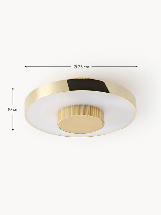 LED Ceiling Lamp Elna with Rippled Base