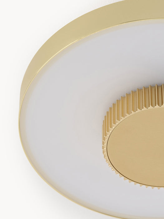 LED Ceiling Lamp Elna with Rippled Base