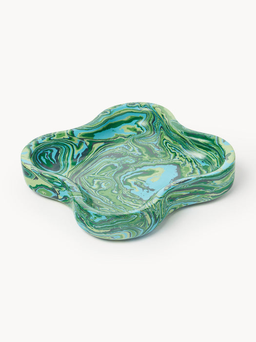 Elara Decorative Engineered Marble Bowls, Set of 2