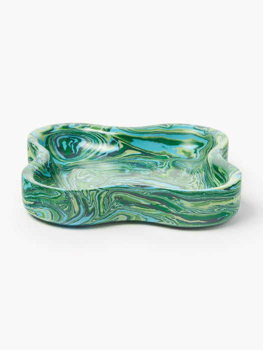 Elara Decorative Engineered Marble Bowls, Set of 2