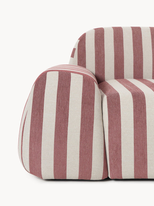 Striped Lounge Chair Wolke