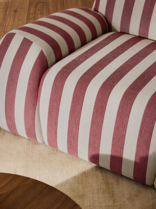 Striped Lounge Chair Wolke