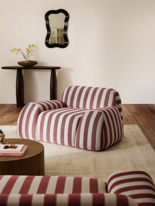 Striped Lounge Chair Wolke