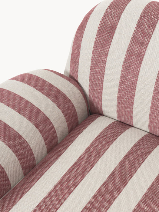 Striped Lounge Chair Wolke