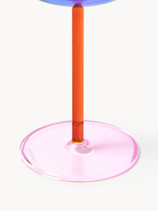 Karisa Mouth-Blown Borosilicate Red Wine Glasses, Set of 4