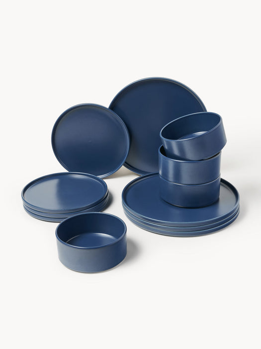 Lowri Handmade Tableware Set, 4 People, Set of 12