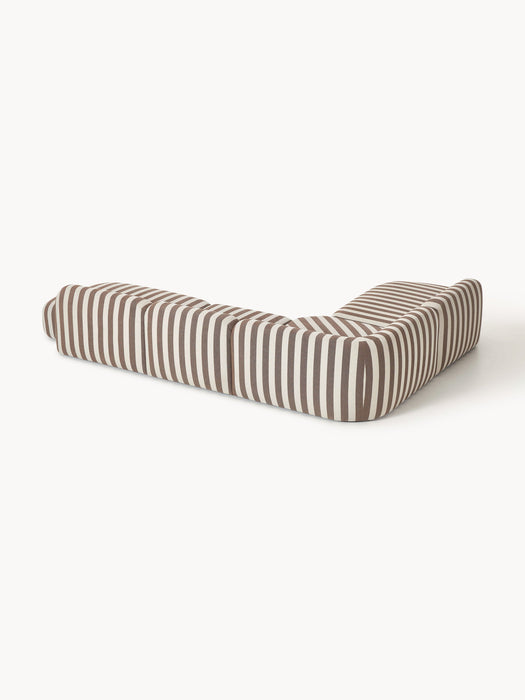 XL Modular Striped Corner Sofa Wolke