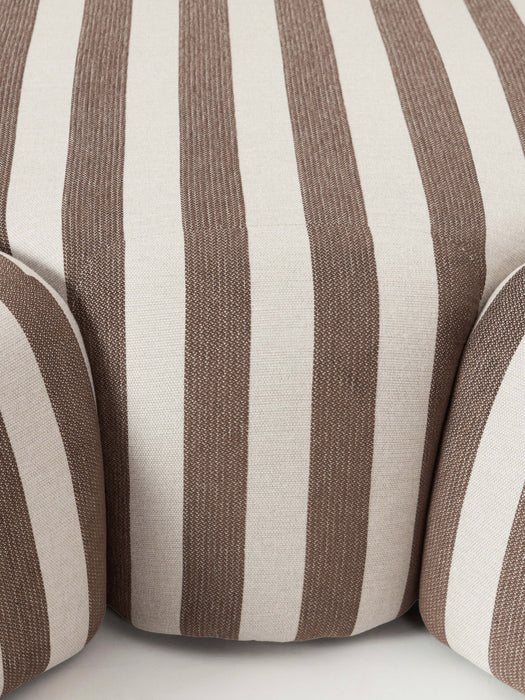 XL Modular Striped Corner Sofa Wolke