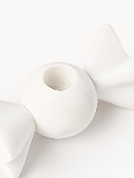Lexy Marble Candle Holder, Set of 2
