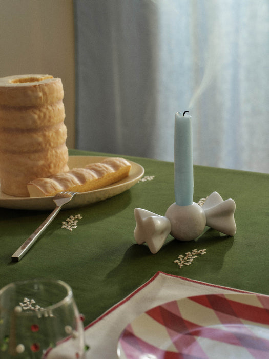 Lexy Marble Candle Holder, Set of 2