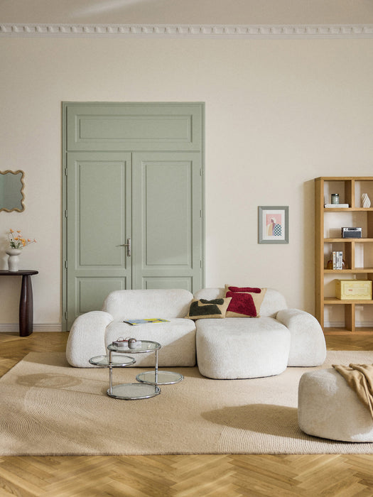 Wolke Modular Teddy Bouclé Corner Sofa (3-seater)
