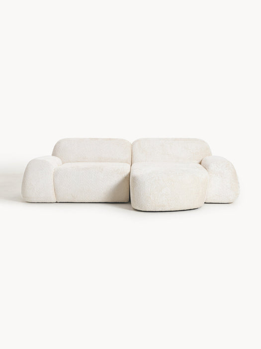 Wolke Modular Teddy Bouclé Corner Sofa (3-seater)