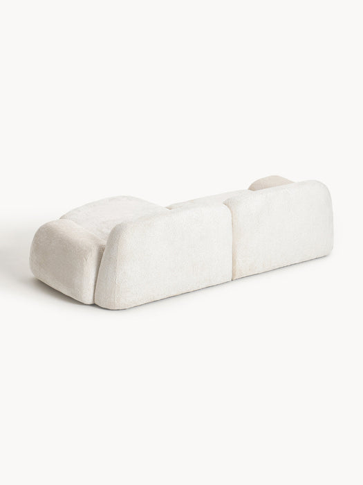 Wolke Modular Teddy Bouclé Corner Sofa (3-seater)