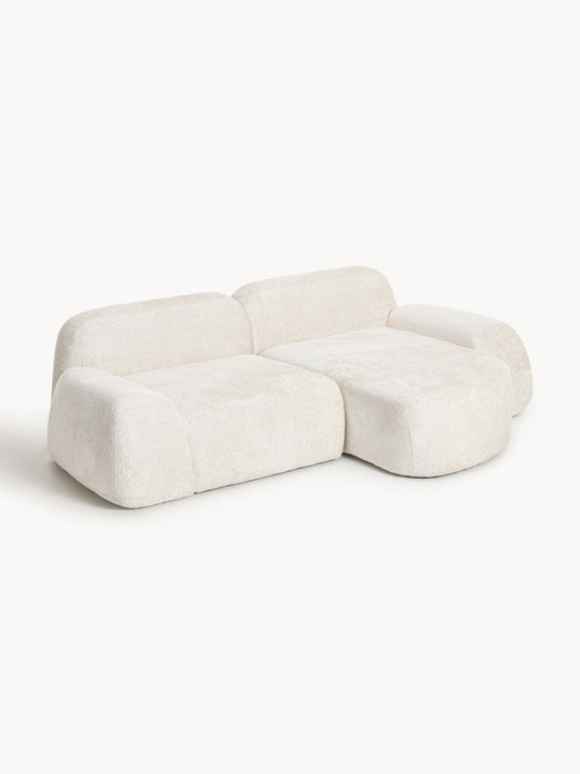 Wolke Modular Teddy Bouclé Corner Sofa (3-seater)