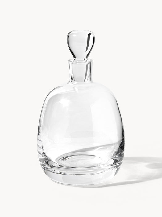 Mouth-Blown Decanter Pedro with Tumblers Set of 3