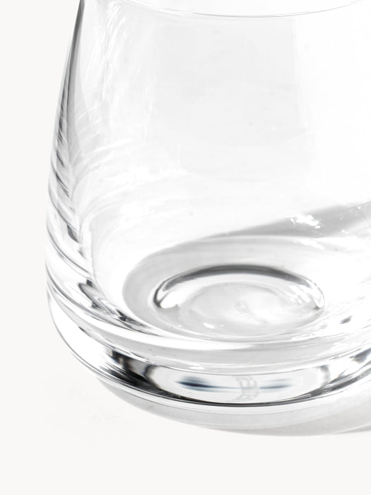 Mouth-Blown Decanter Pedro with Tumblers Set of 3