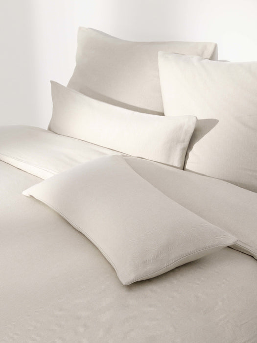 Flannel Duvet Cover Wanda with Herringbone Pattern
