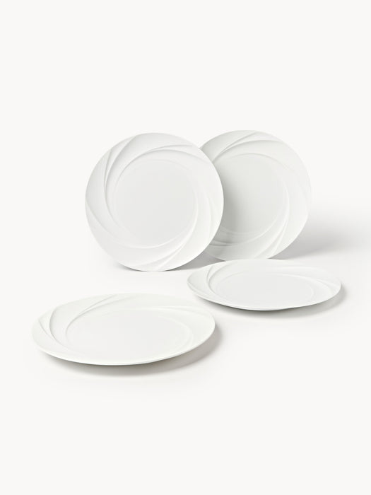 Porcelain Dinner Plates Adonis Set of 4
