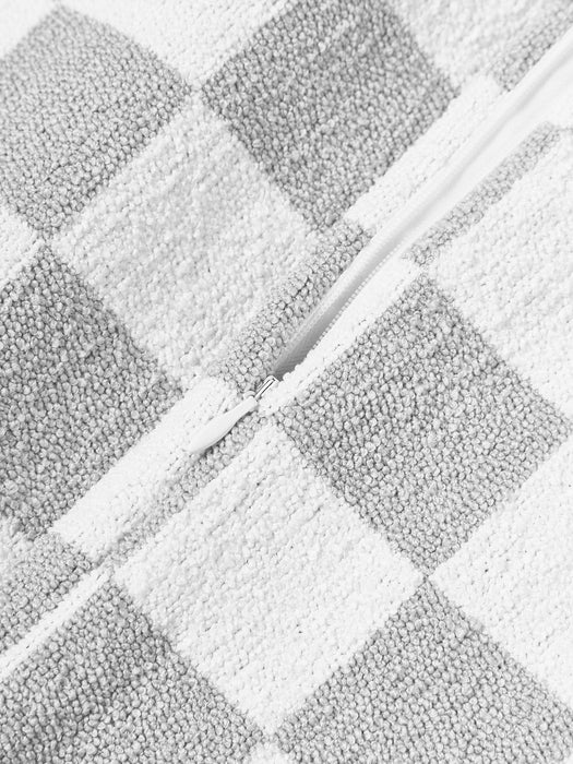 Crosby Studios Checked Cushion Cover Oreiller