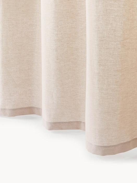 Sari Light-Filtering Multi-Band Curtains, Set of 2, W 140 cm