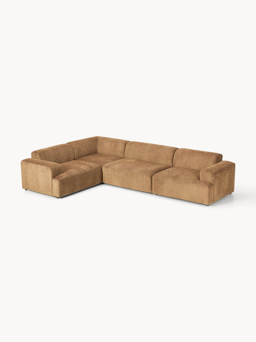 Large Corner Sofa Melva 4-seater