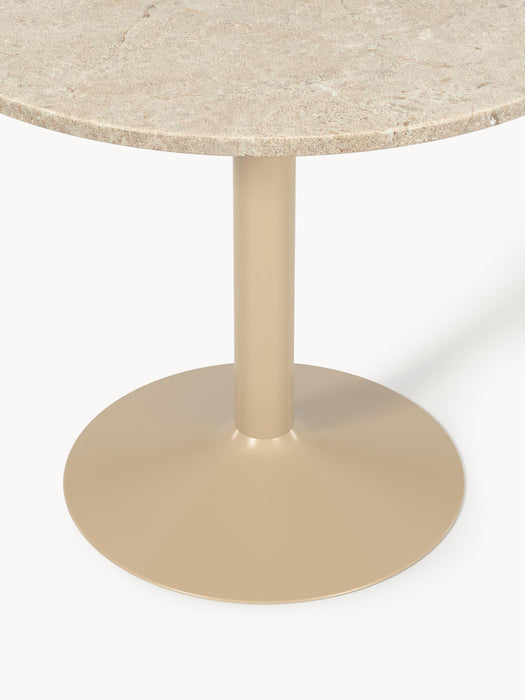 Miley Round Marble Dining Table, Ã 90 cm