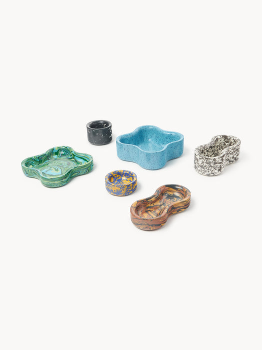 Decorative Engineered Marble Bowls Elara Set of 6