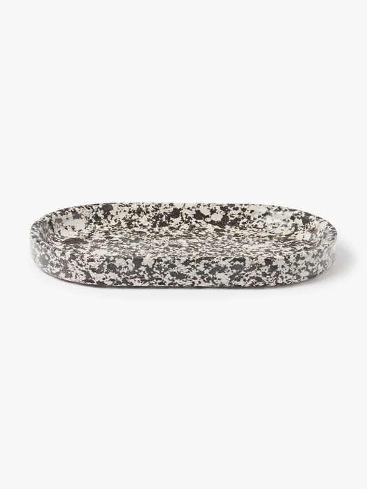 Elara Engineered Marble Serving Platter, W 38 cm