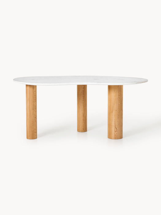 Naruto Organic-Shaped Marble Dining Table, in various sizes