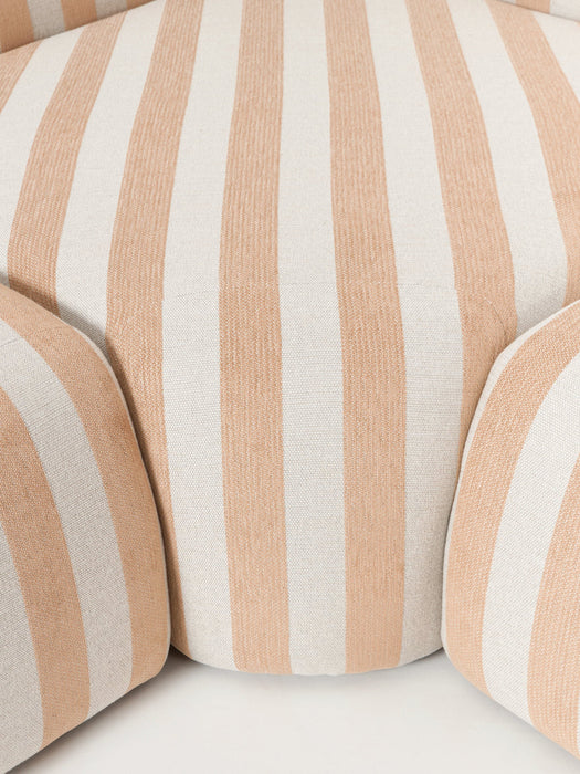 XL Modular Striped Corner Sofa Wolke