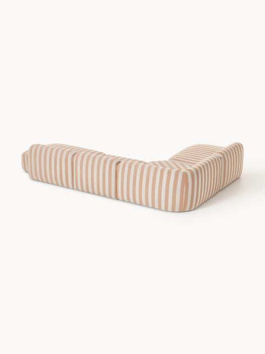 Wolke XL Modular Striped Corner Sofa